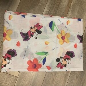 Vintage Disney Minnie Mouse Twin Flat Sheet 1990’s